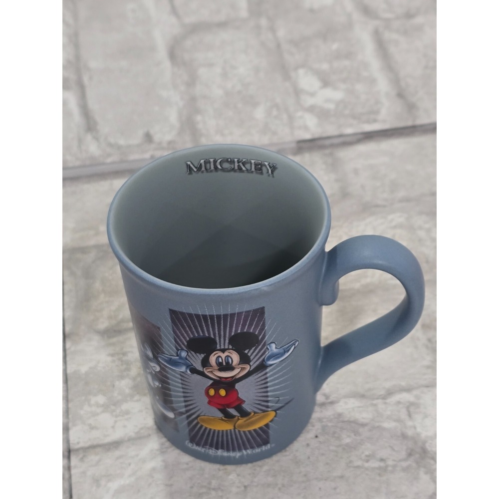 Walt Disney World Parks Mickey‎ Mouse Emotions Blue Coffee Tea Mug Cup 12oz - Picture 6 of 10